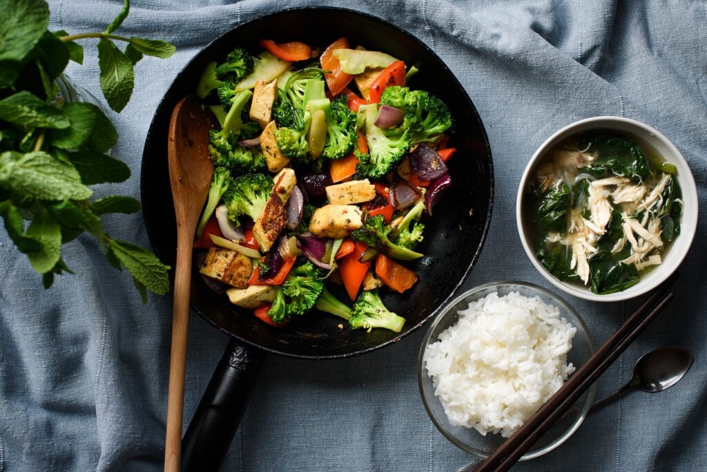 Repas de fêtes vegan et healthy